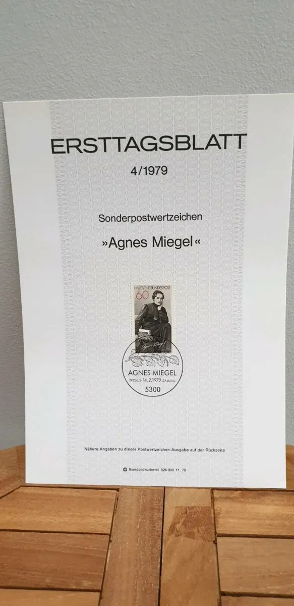 German Ersttagblatt 1979 - Image 3