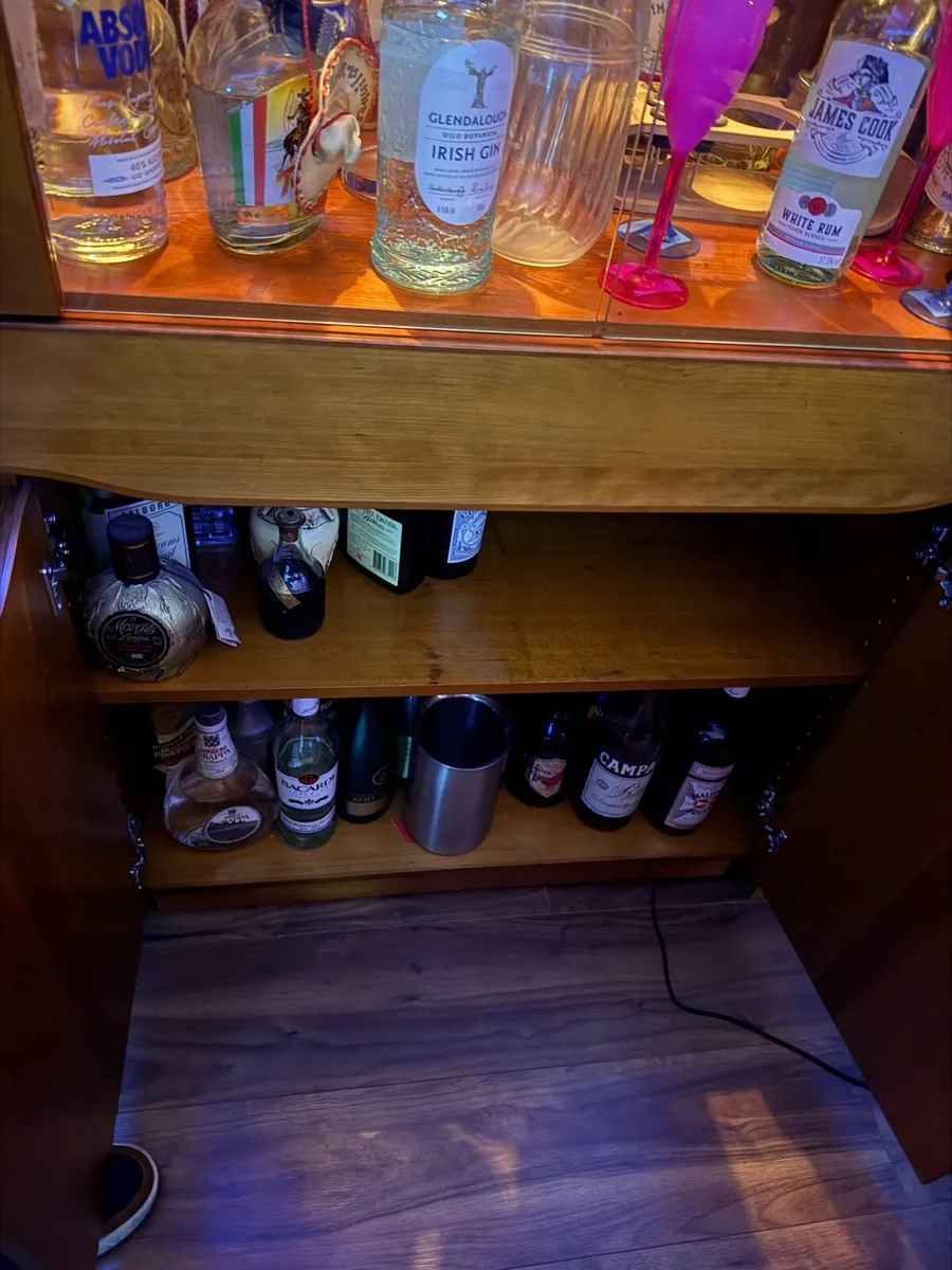 Skovby Danish Glass and wood drinks cabinet - Image 2