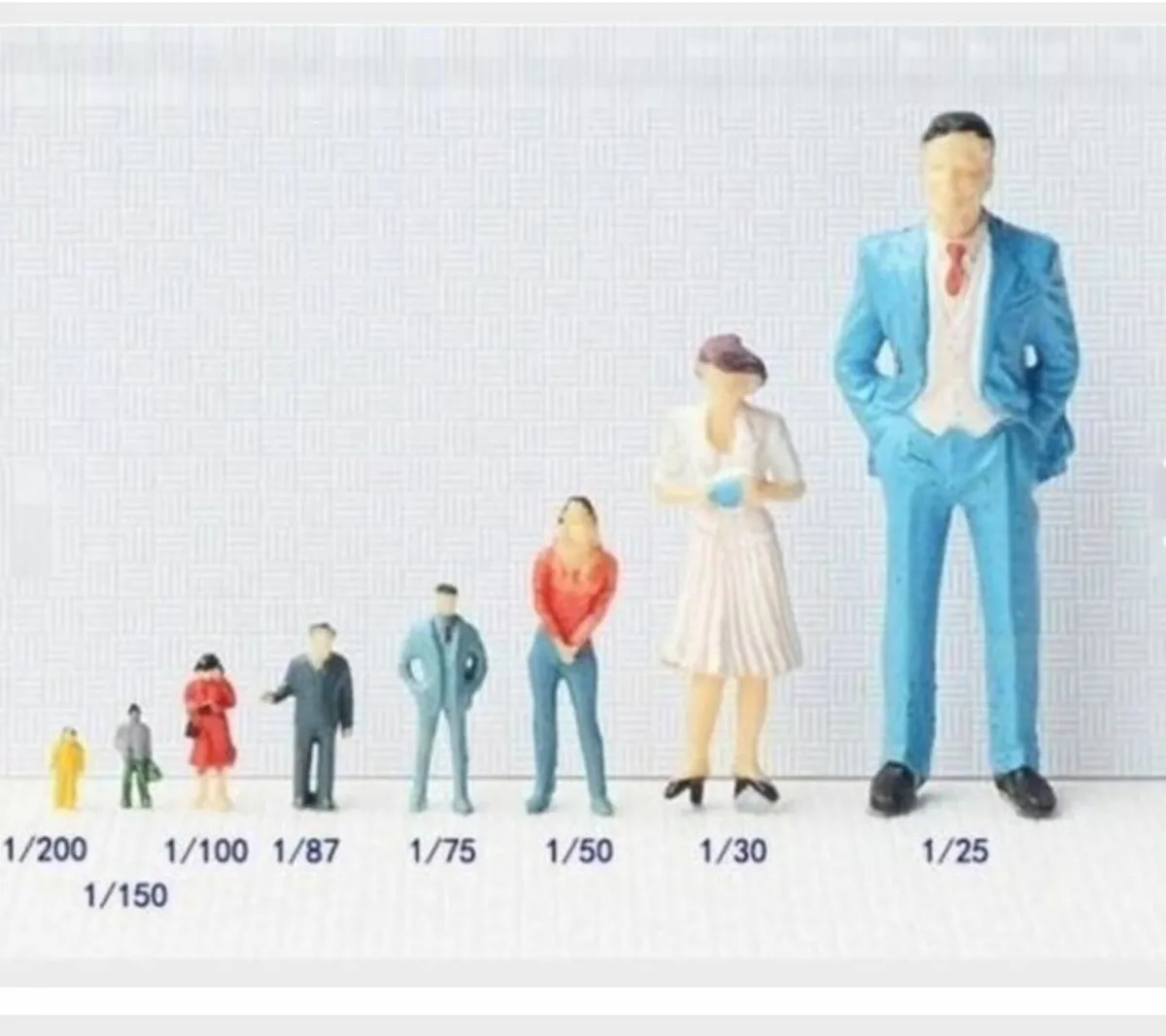 Miniature 1;50 Scale Figures x 12, Free Post - Image 2