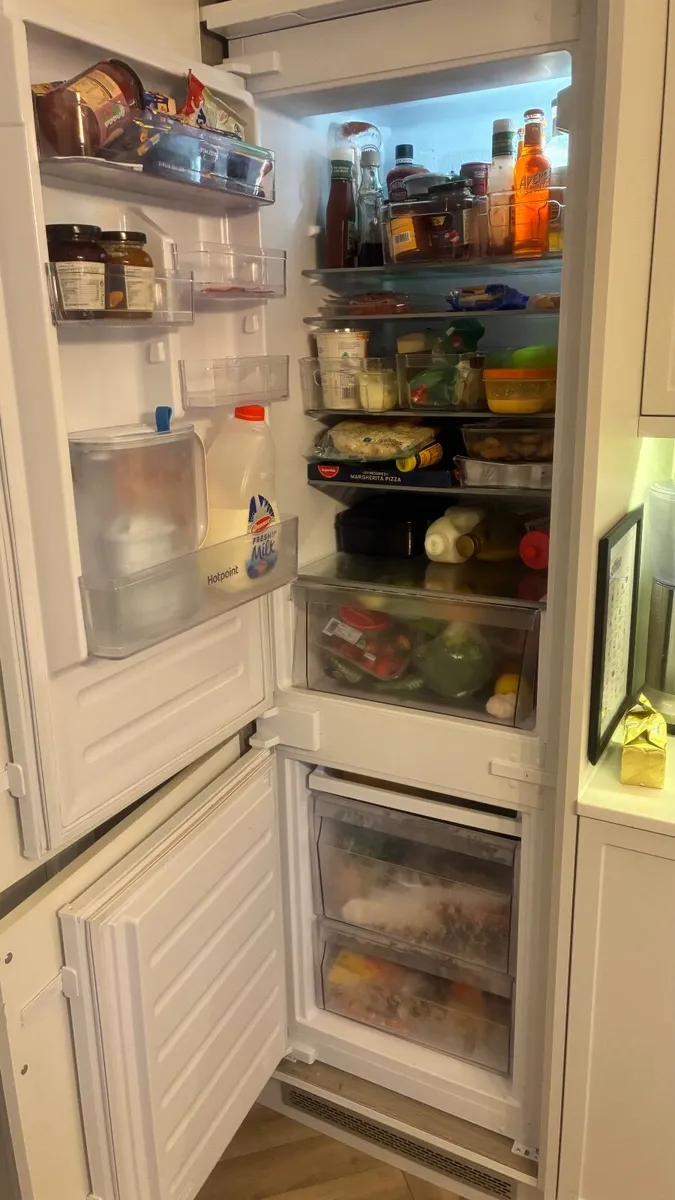 Integrated Hotpoint Fridge Freezer - Image 1