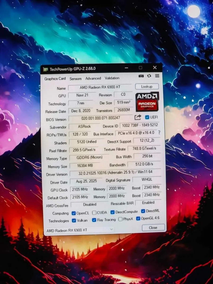 AMD Radeon RX 6900XT ASrock Phantom Gaming - Image 3