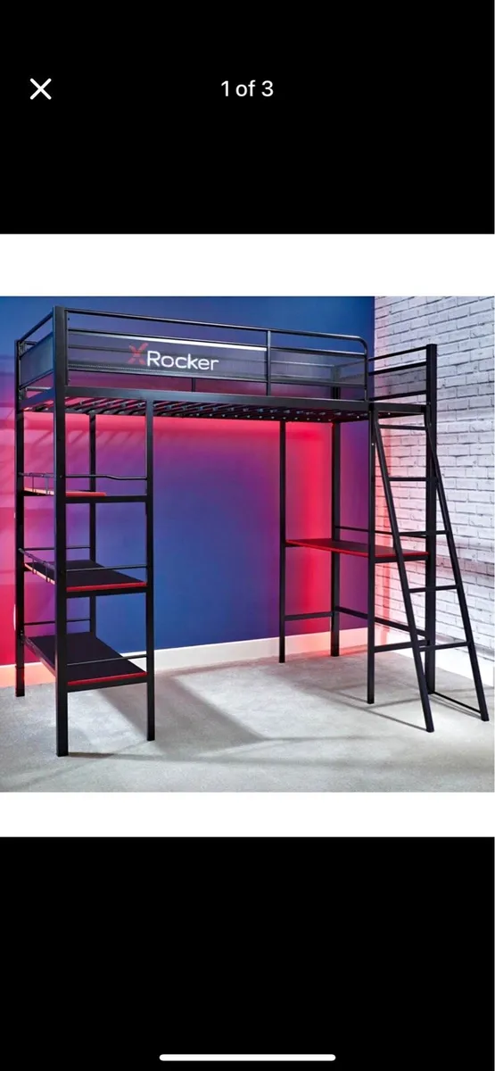 X rocker gaming bed