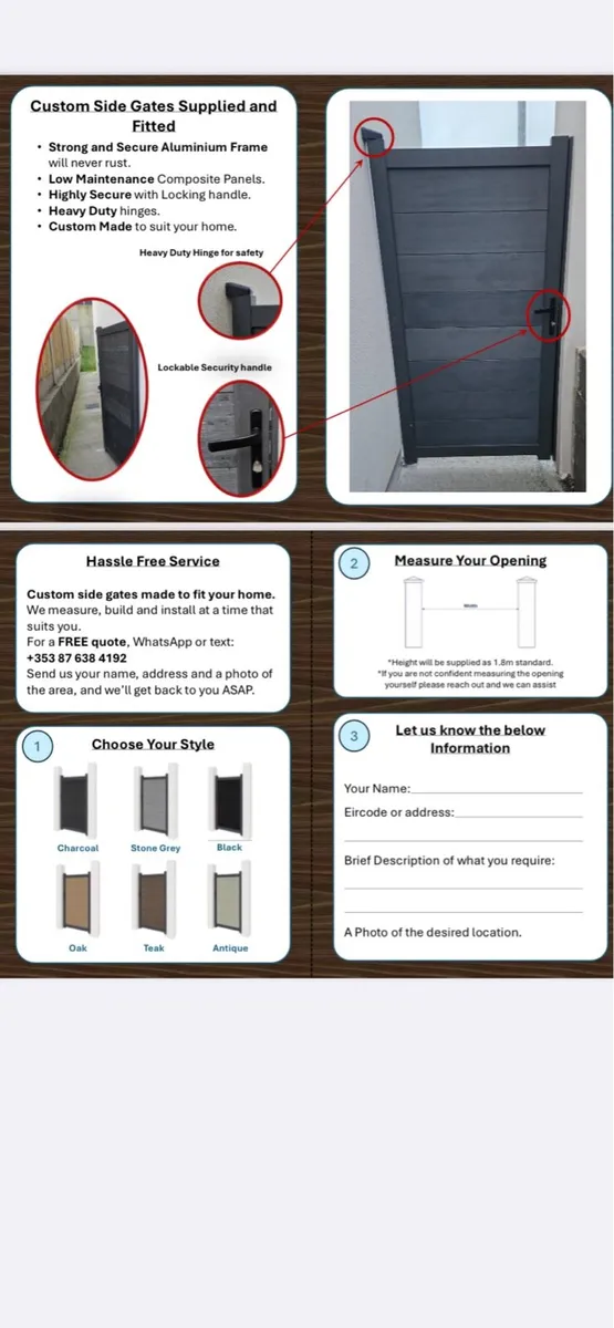 House side gate - Image 4