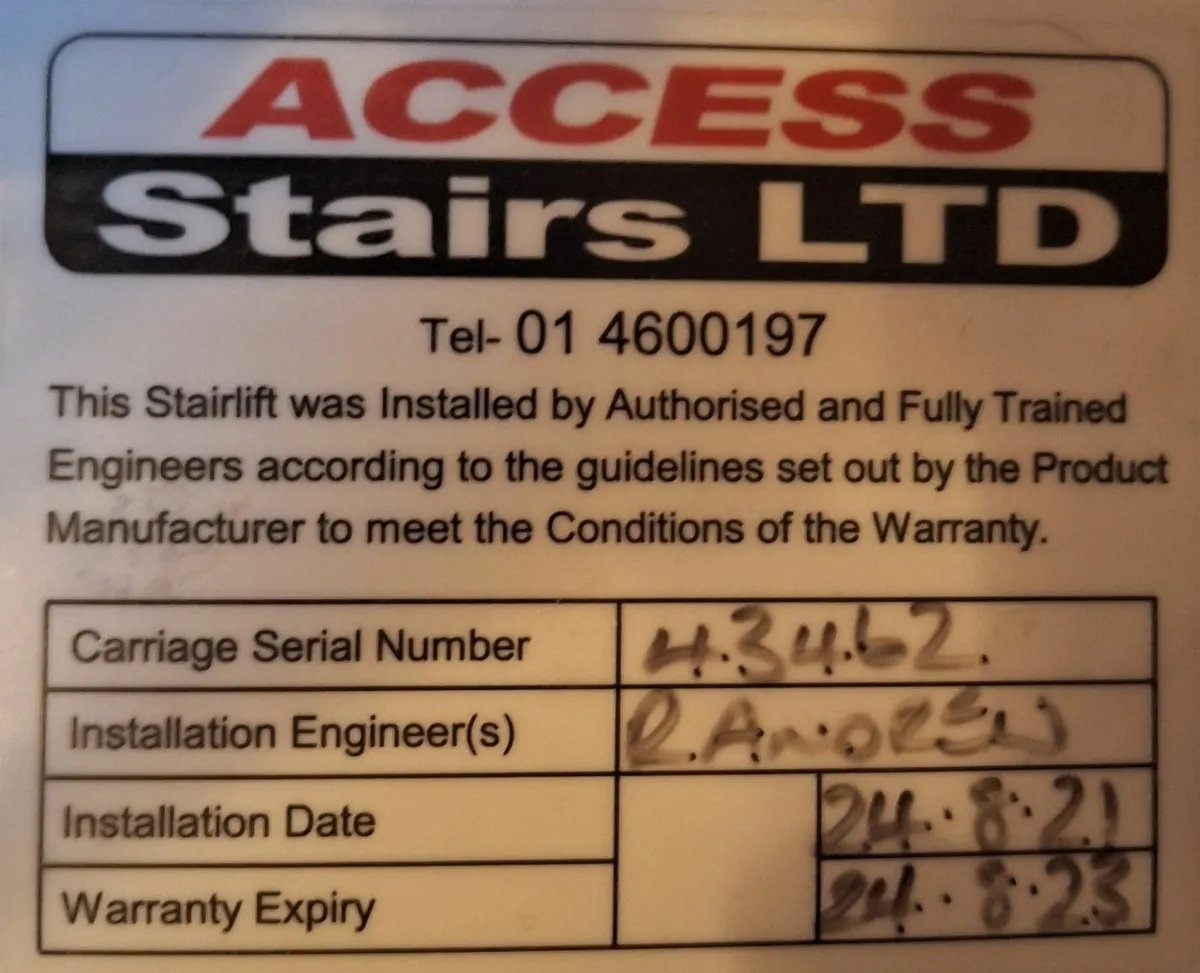 Platinum Stair Lifts (x4) - Image 2