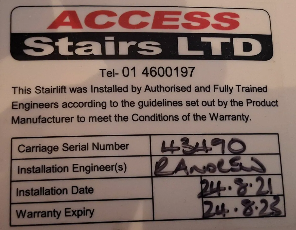 Platinum Stair Lifts (x4) - Image 3