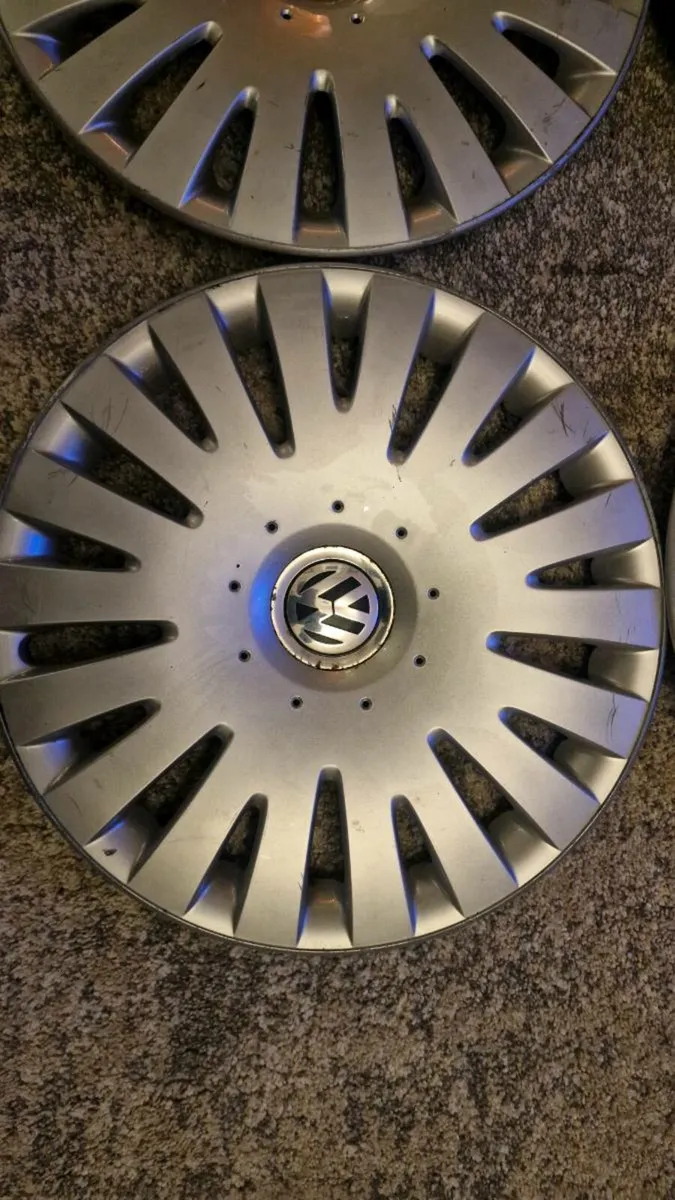 4. VW 15inch wheel trims - Image 2