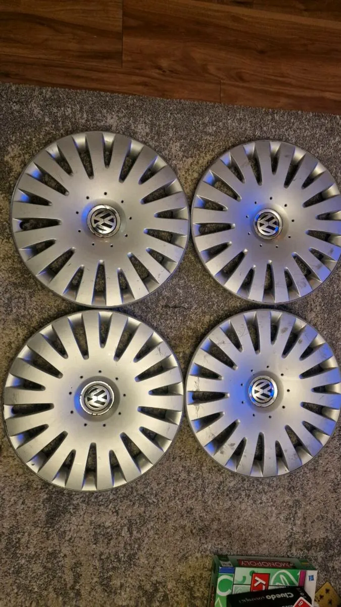 4. VW 15inch wheel trims - Image 3