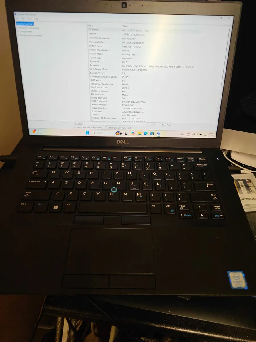 Dell Latitude 7490 – Touchscreen Laptop - Image 1