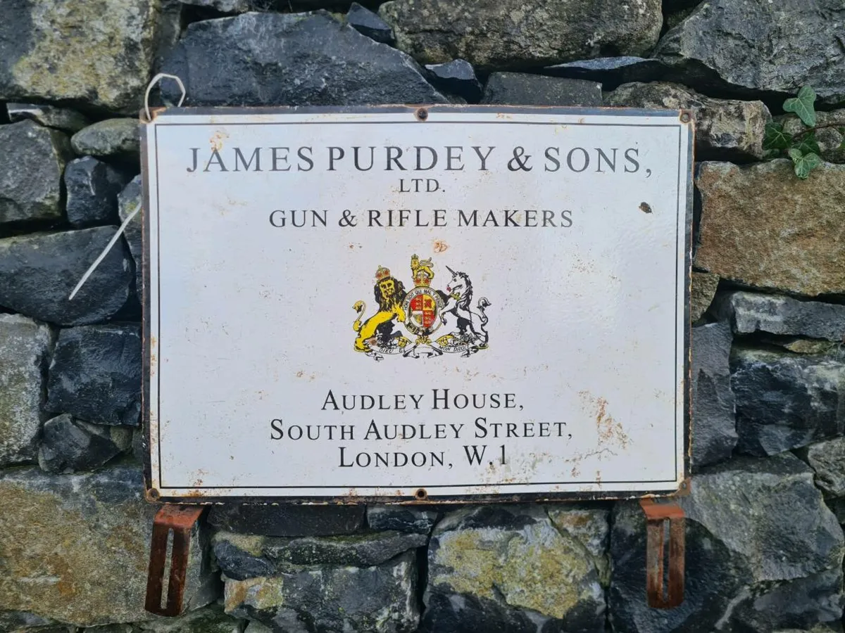 Enamel  sign - Image 1