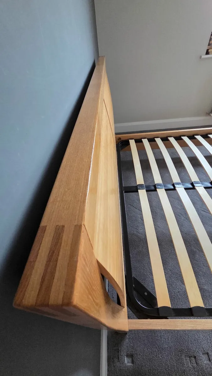 Natural Solid Oak - King Size Bed - EZ Living - Image 4