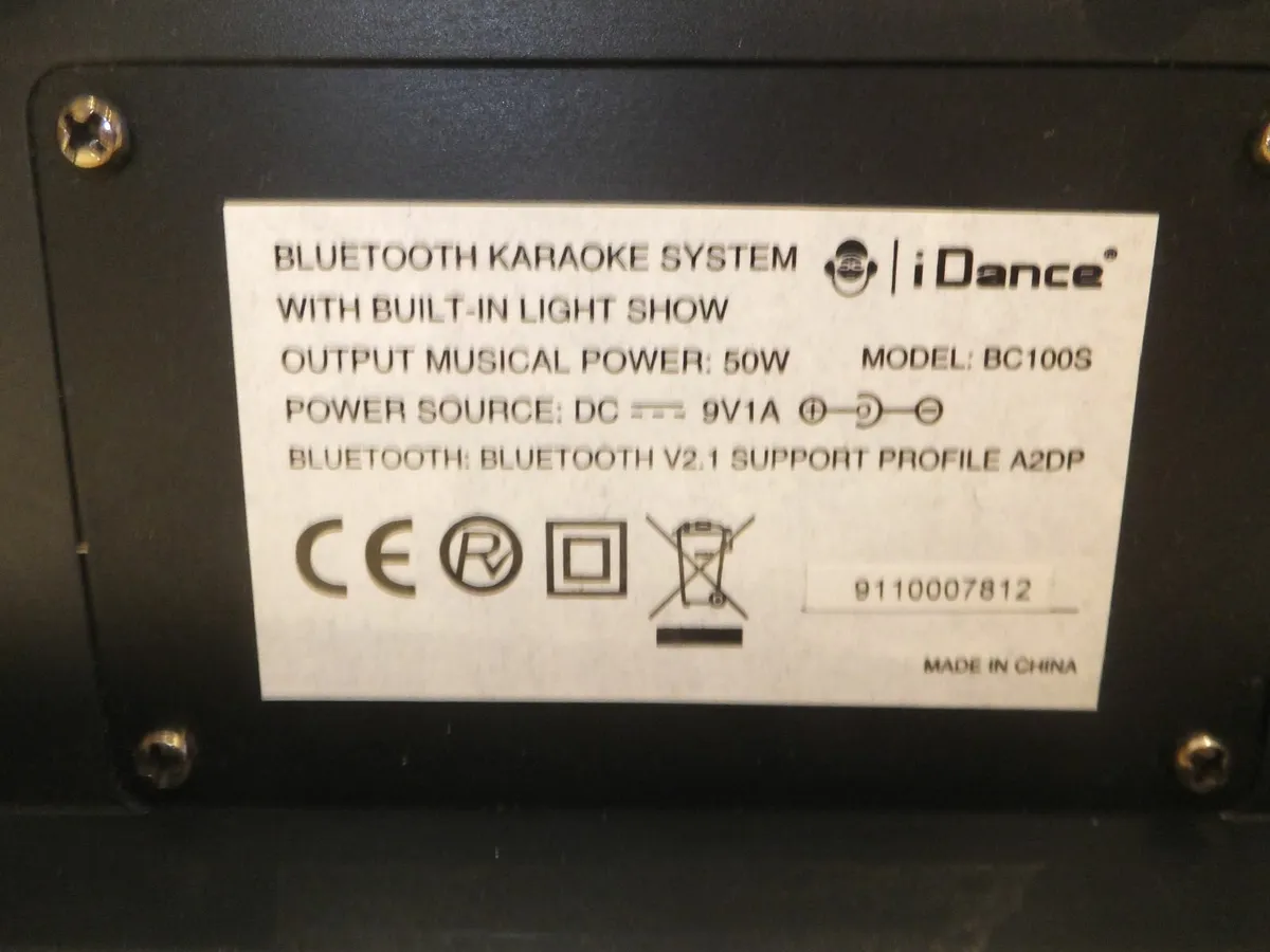 iDance Sing Cube Karaoke System with Light Show - Image 3