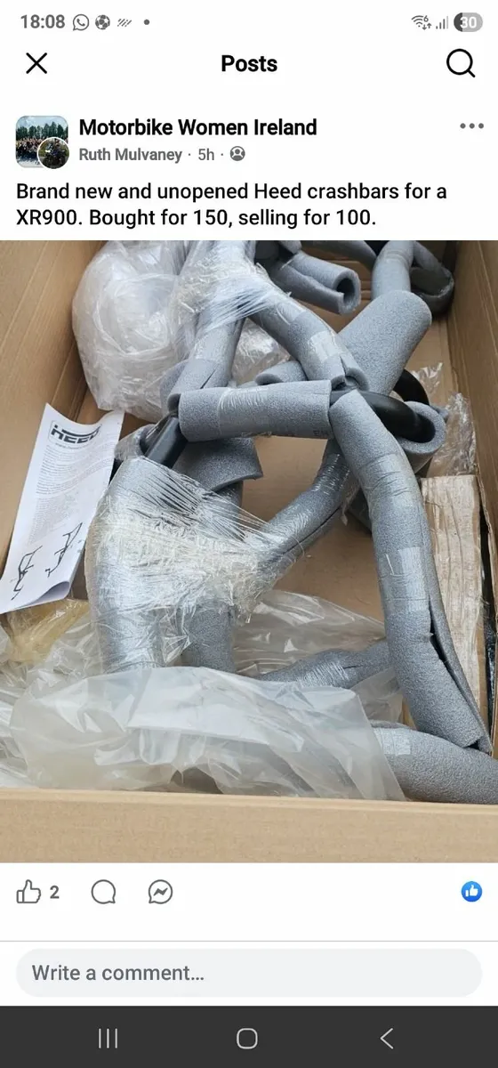 Crash bars for XR 900 - Image 2