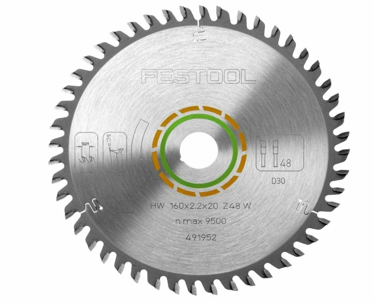FESTOOL 160 x 20 x 48T, Fine Tooth Blade - 491952
