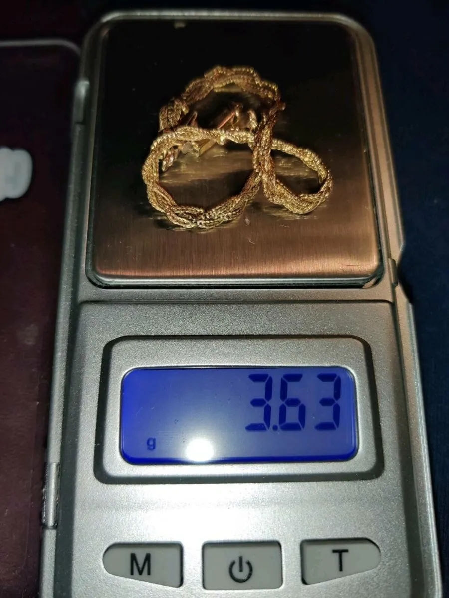 WEAVER CHUNKY, 9CT SOLID Gold 3.63g New Bracelet ! - Image 2