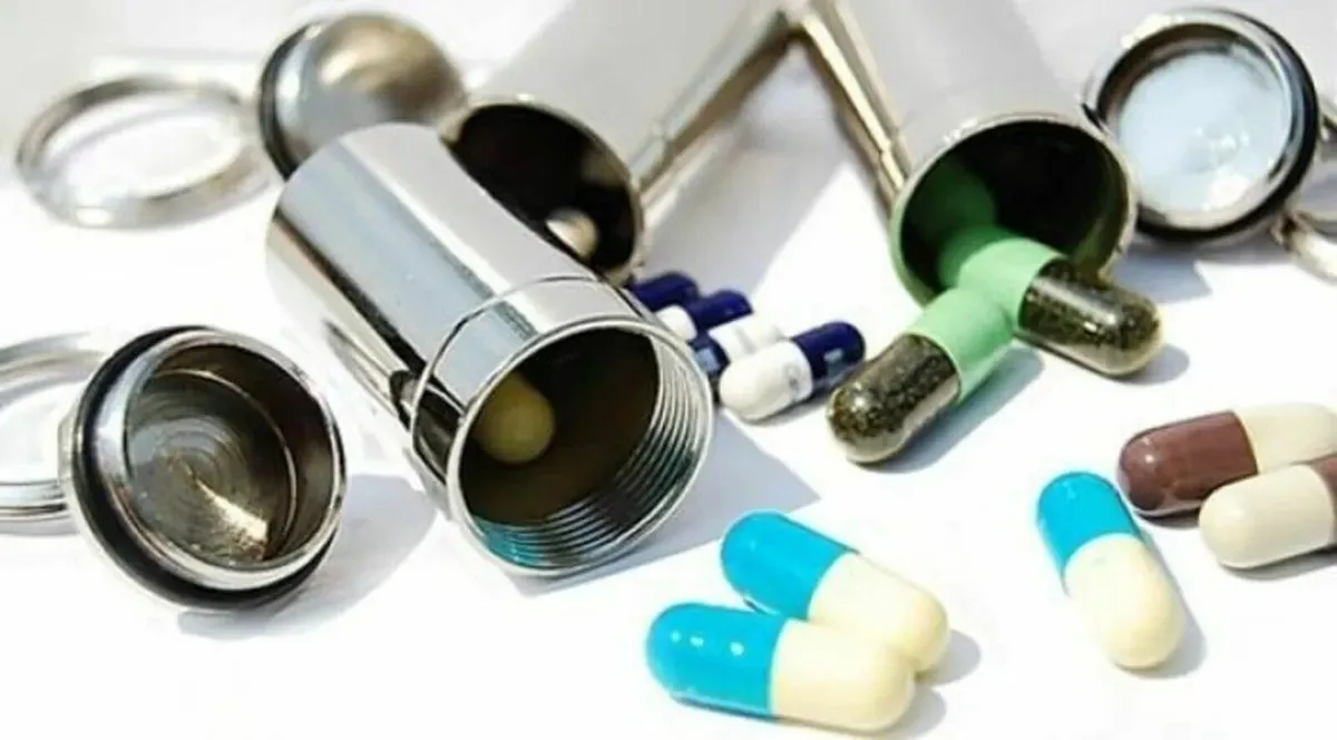 Aluminum Pill Box x 4 , Free Post - Image 3