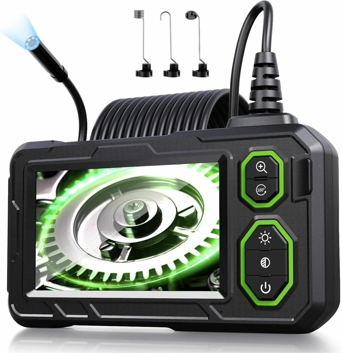 Endoscope Inspection Camera, Hopefox 4.3'' IPS Scr