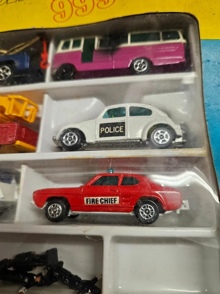 Vintage Corgi Juniors 1970's Fire and Rescue Set - Image 3