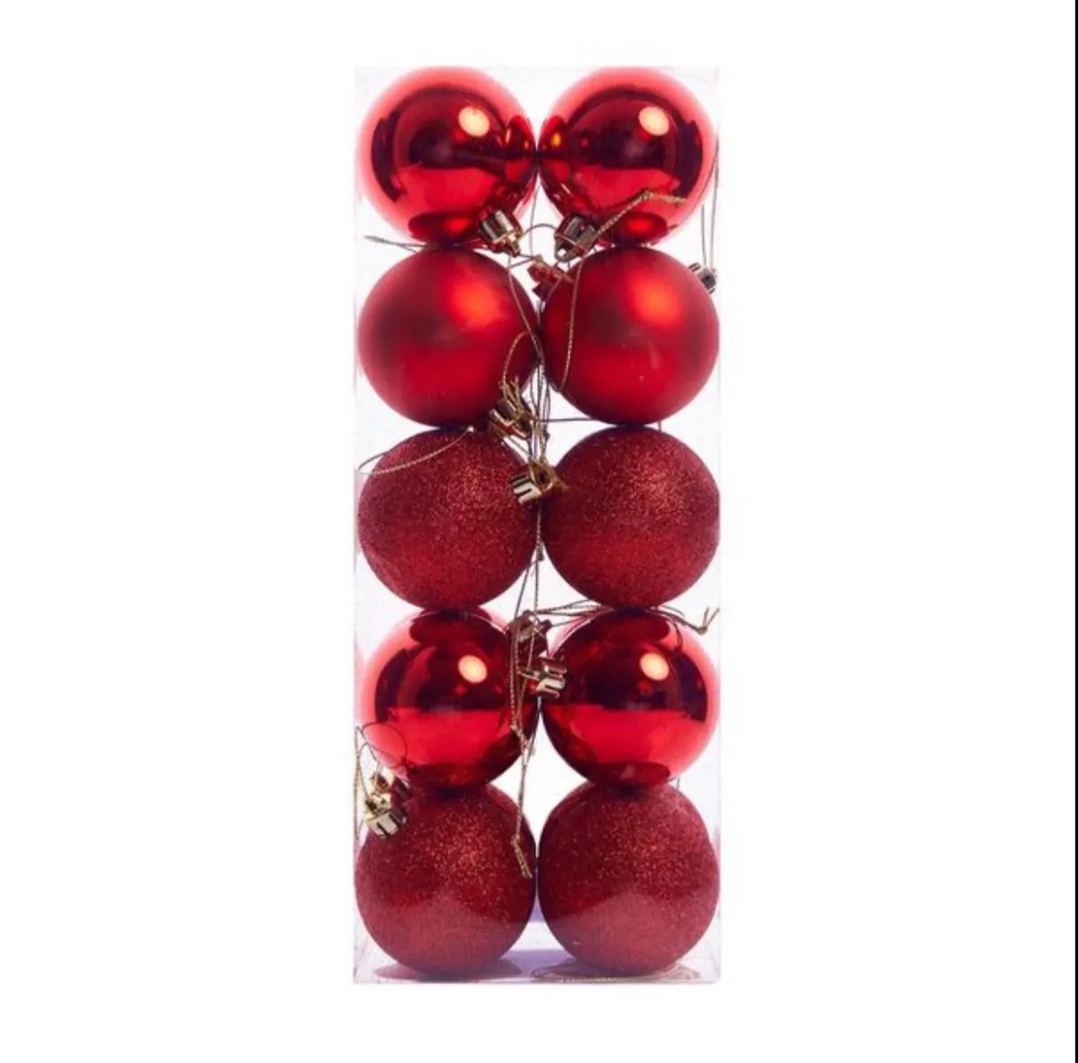 BRAND NEW Red Baubles - 20 Pack - Image 1
