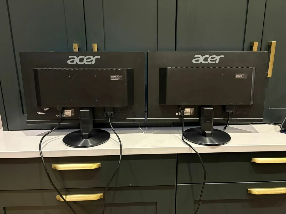 Acer Monitors x2 - P226HQV - Image 2