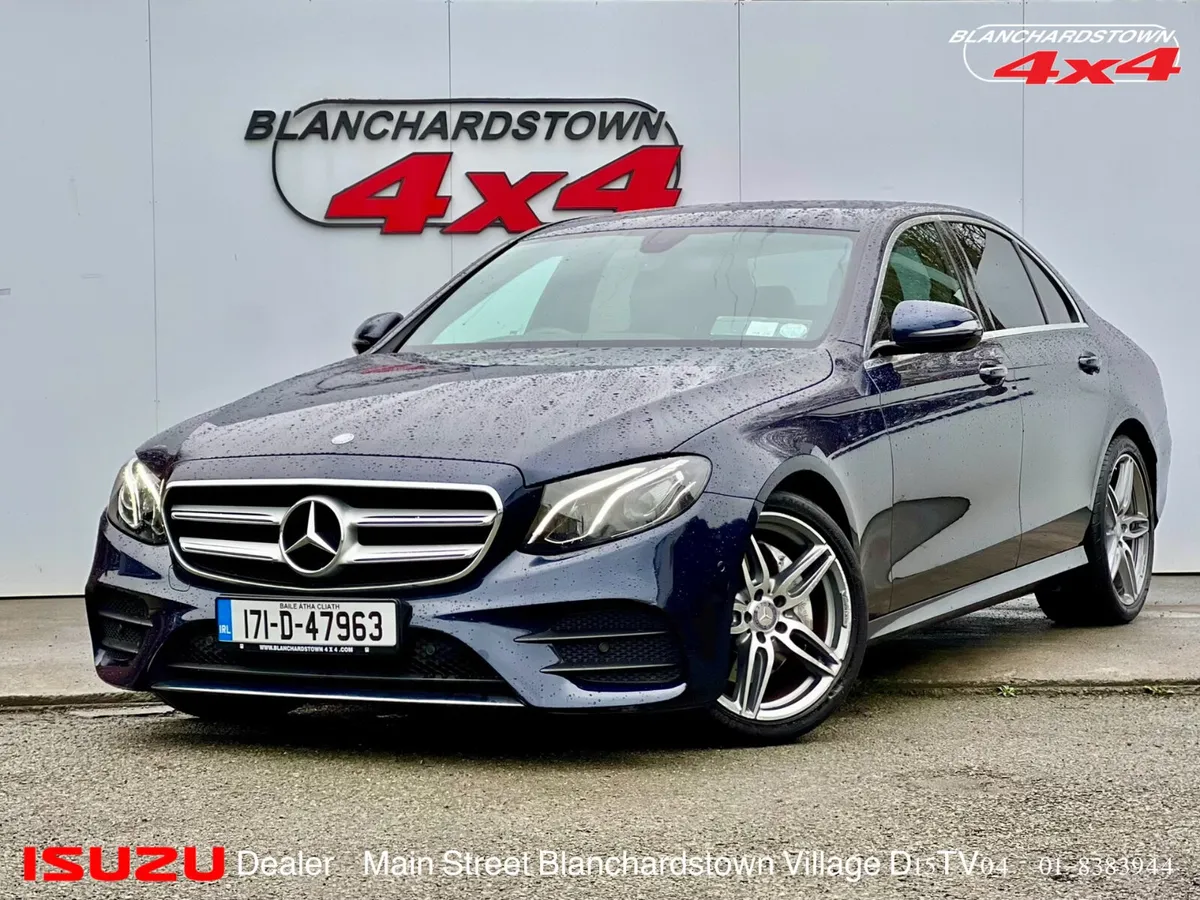 MERCEDES BENZ E220D AMG LINE ROYAL NAVY STUNNING - Image 4