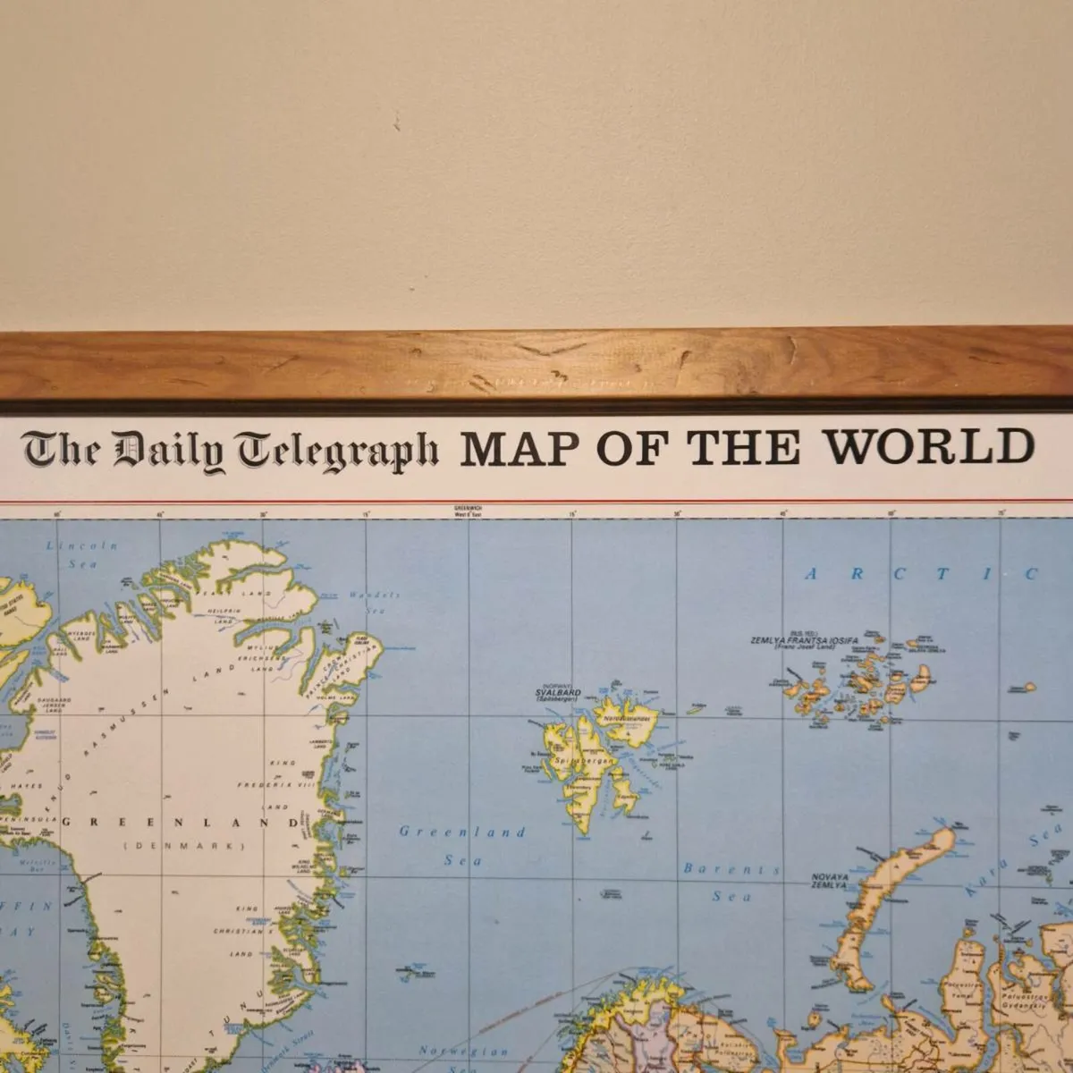 Framed Map Of The World - Image 3