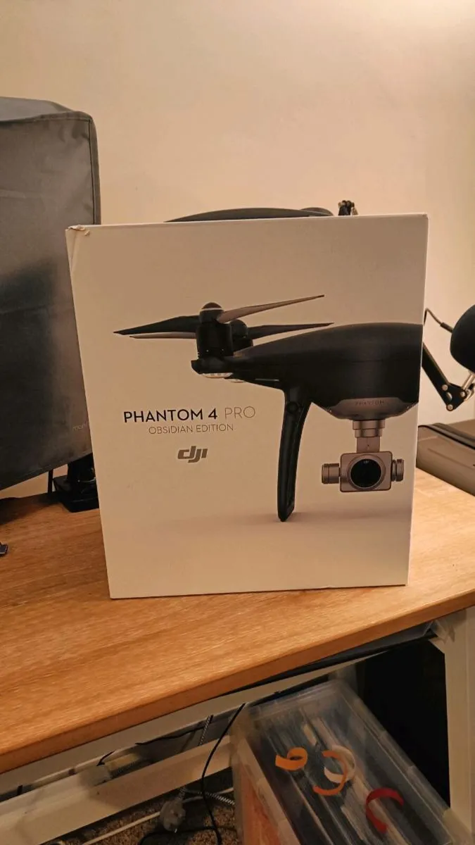DJI Phantom 4 Pro Obsidian 4k Drone, 3-axis Gimbal - Image 1