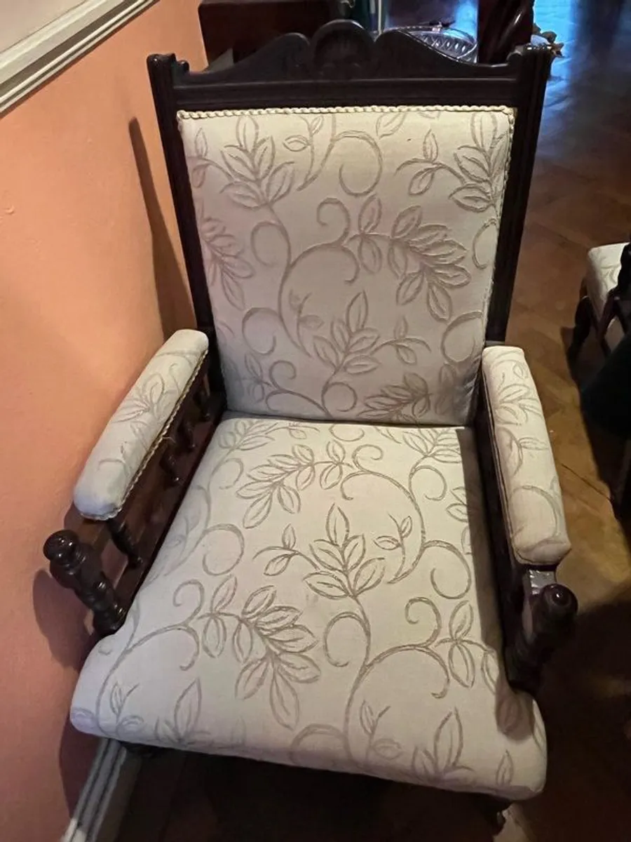 A Pair of  Victorian Mahogany Chairs - Image 1