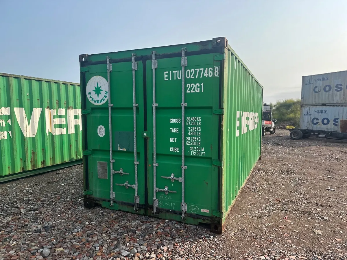 20ft evergreen good used containers - Image 1