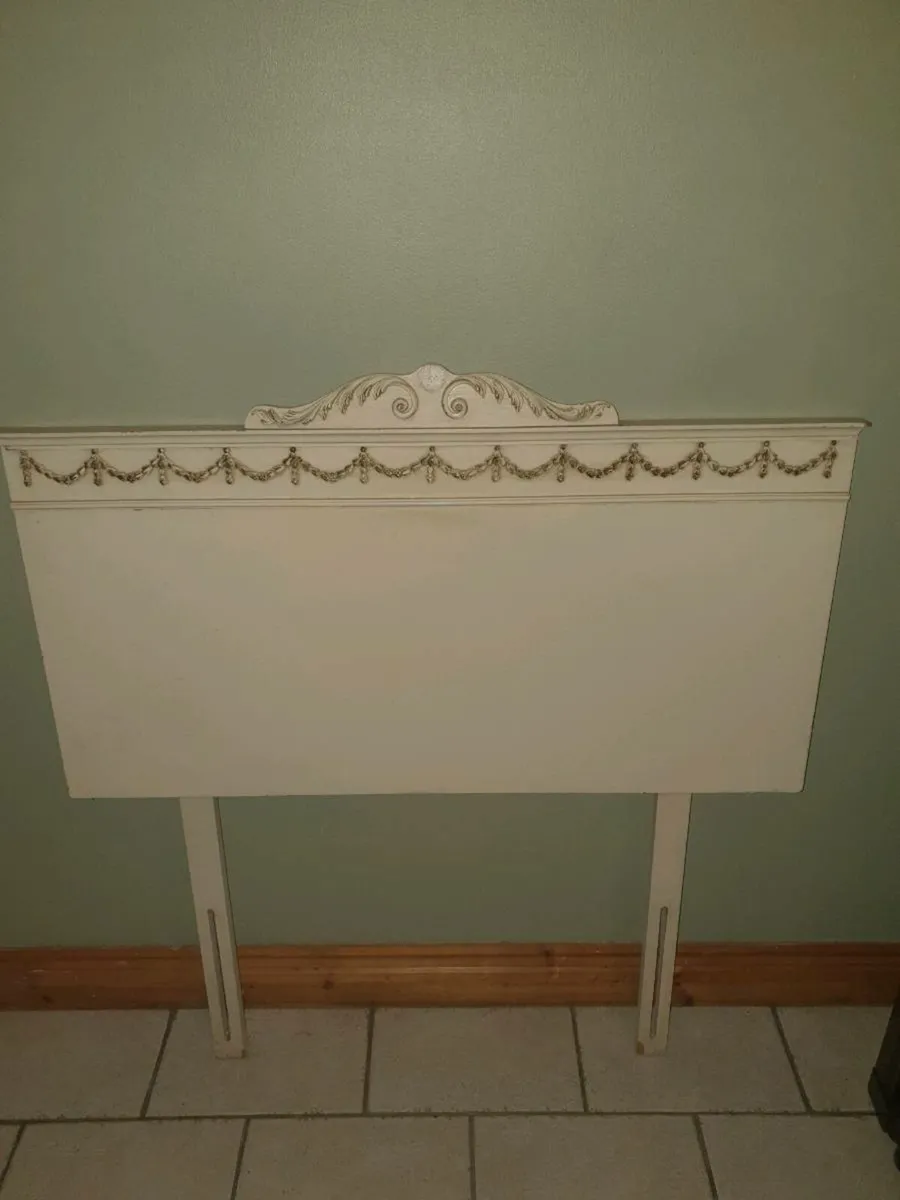 Antique headboard