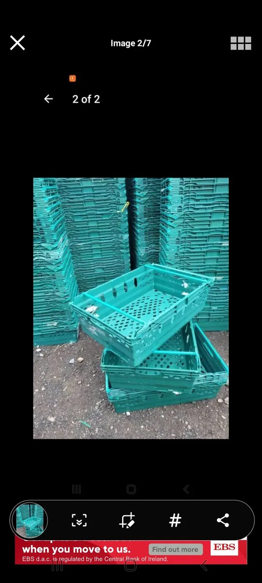 Storage stacking crates  excellent quality  1e eac - Image 1