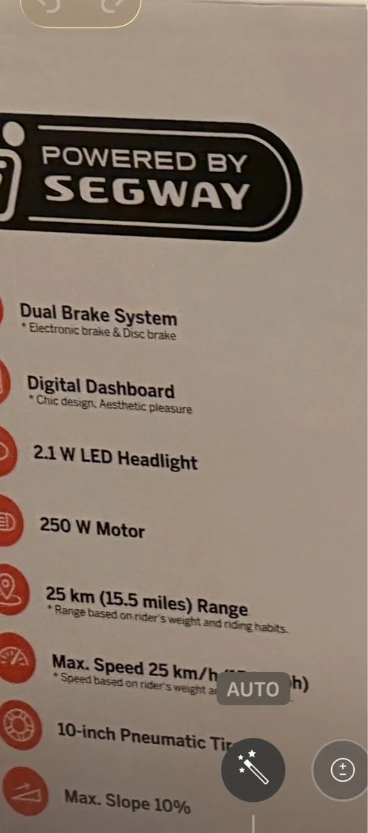 Segway ninebot electric scooter - Image 2