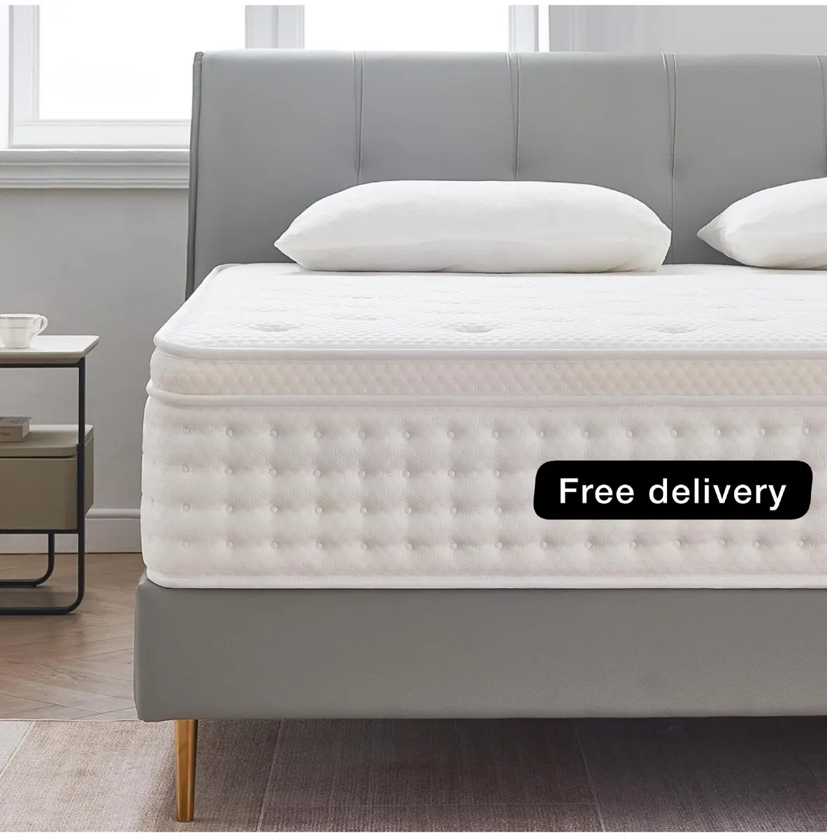 King Size Mattress, Hybrid Memory Foam and Individ - Image 2