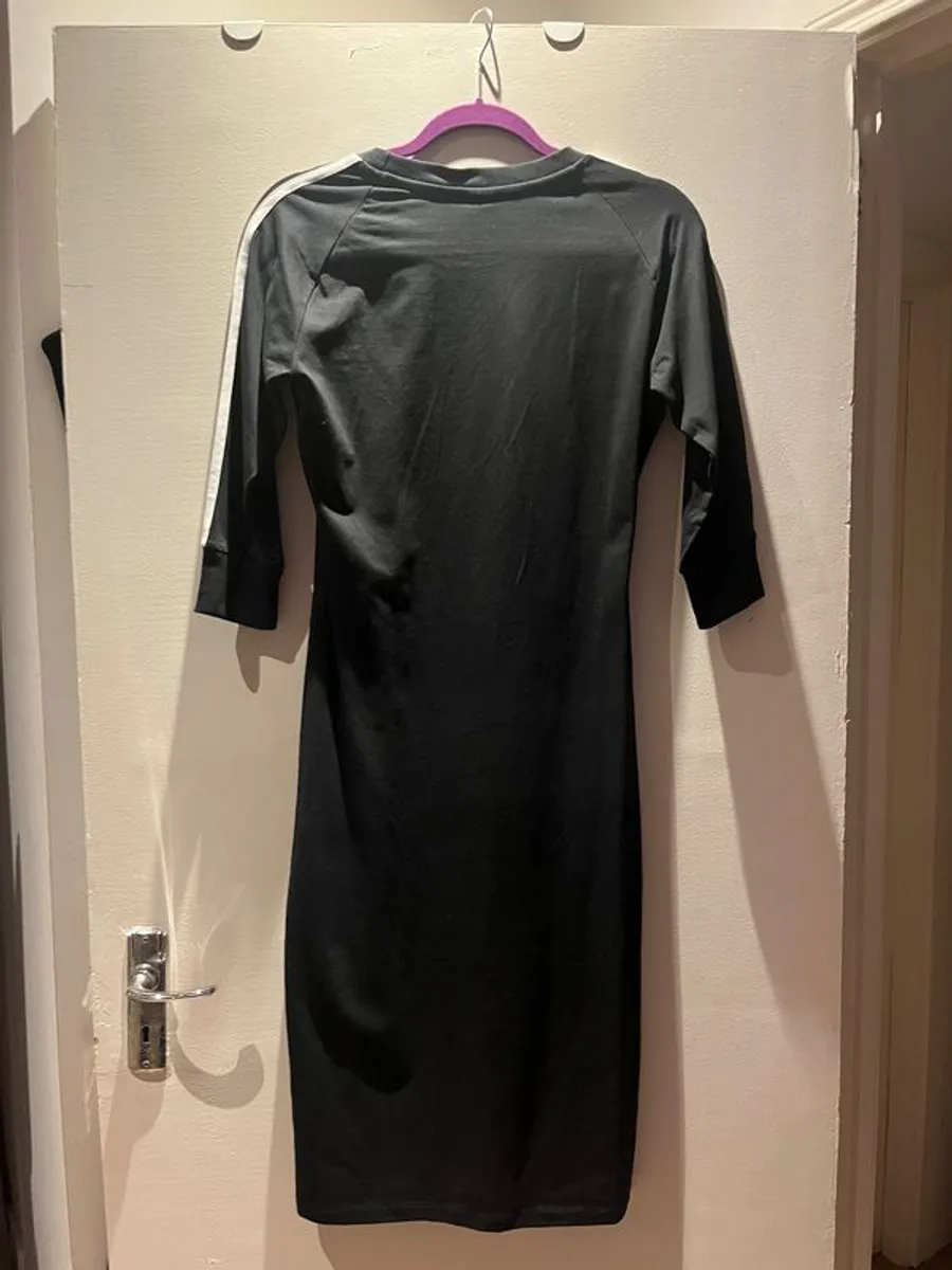 Adidas Originals Classic 3 Stripes Black Dress - Image 2
