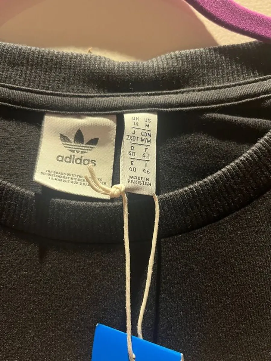 Adidas Originals Classic 3 Stripes Black Dress - Image 3