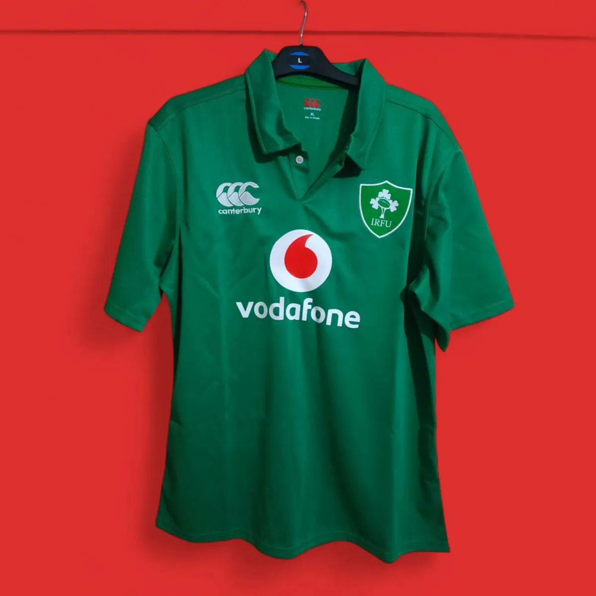 New IRELAND RUGBY ( POLO SHIRT ) ,SIZE : XL