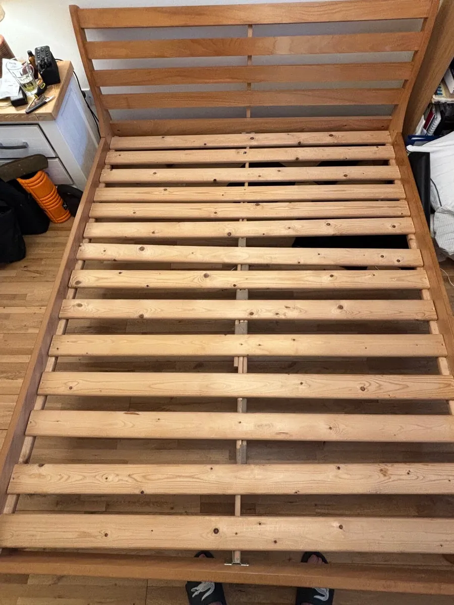 Bed frame King size Solid Wood - Image 1