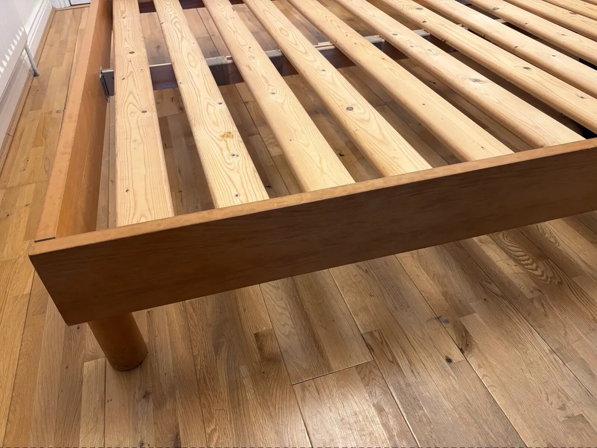 Bed frame King size Solid Wood - Image 4