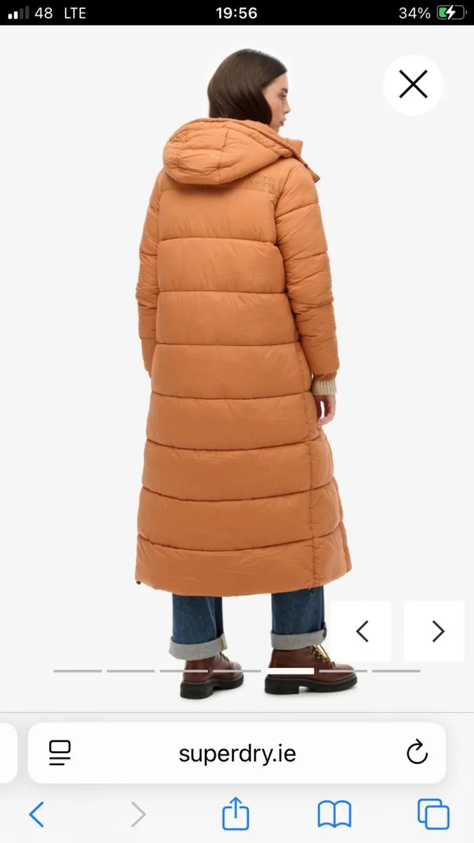 Brand New Superdry Orange Brown Coat - Image 3