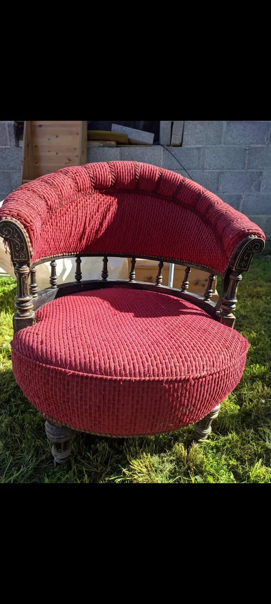 Antique Victorian style chair - Image 4