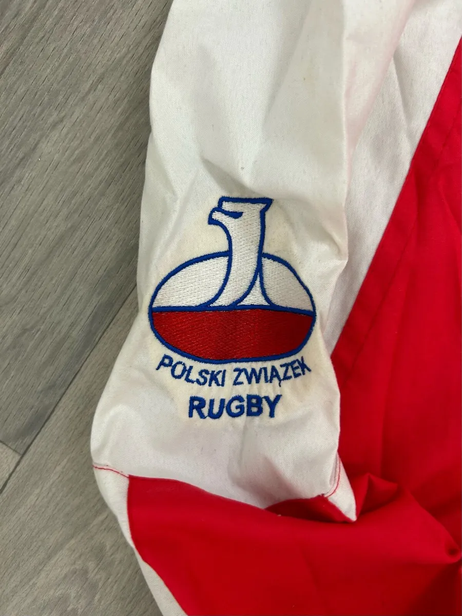 Rare Vintage Victory Poland Polska Rugby Jacket - Image 3