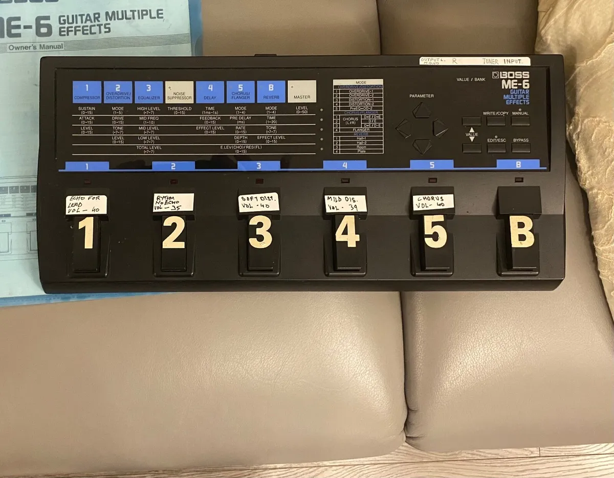 Boss Electric guitar pedalboard - Image 1