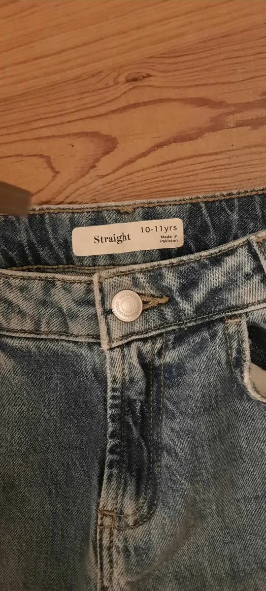 M and S kids jeans with adjustable waist - 10/11yr - Image 3