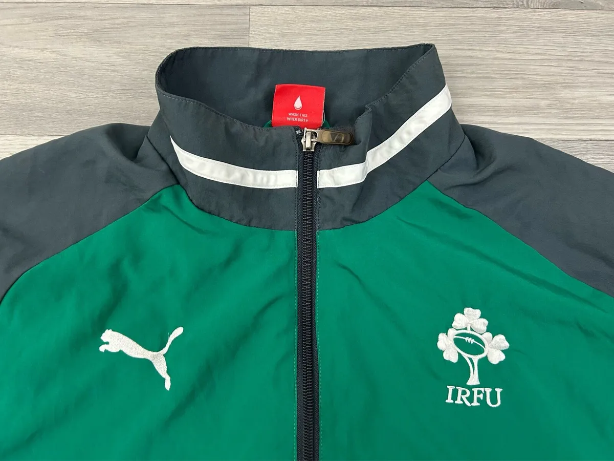 Vintage Puma Ireland Rugby Jacket Mens Large - Image 3