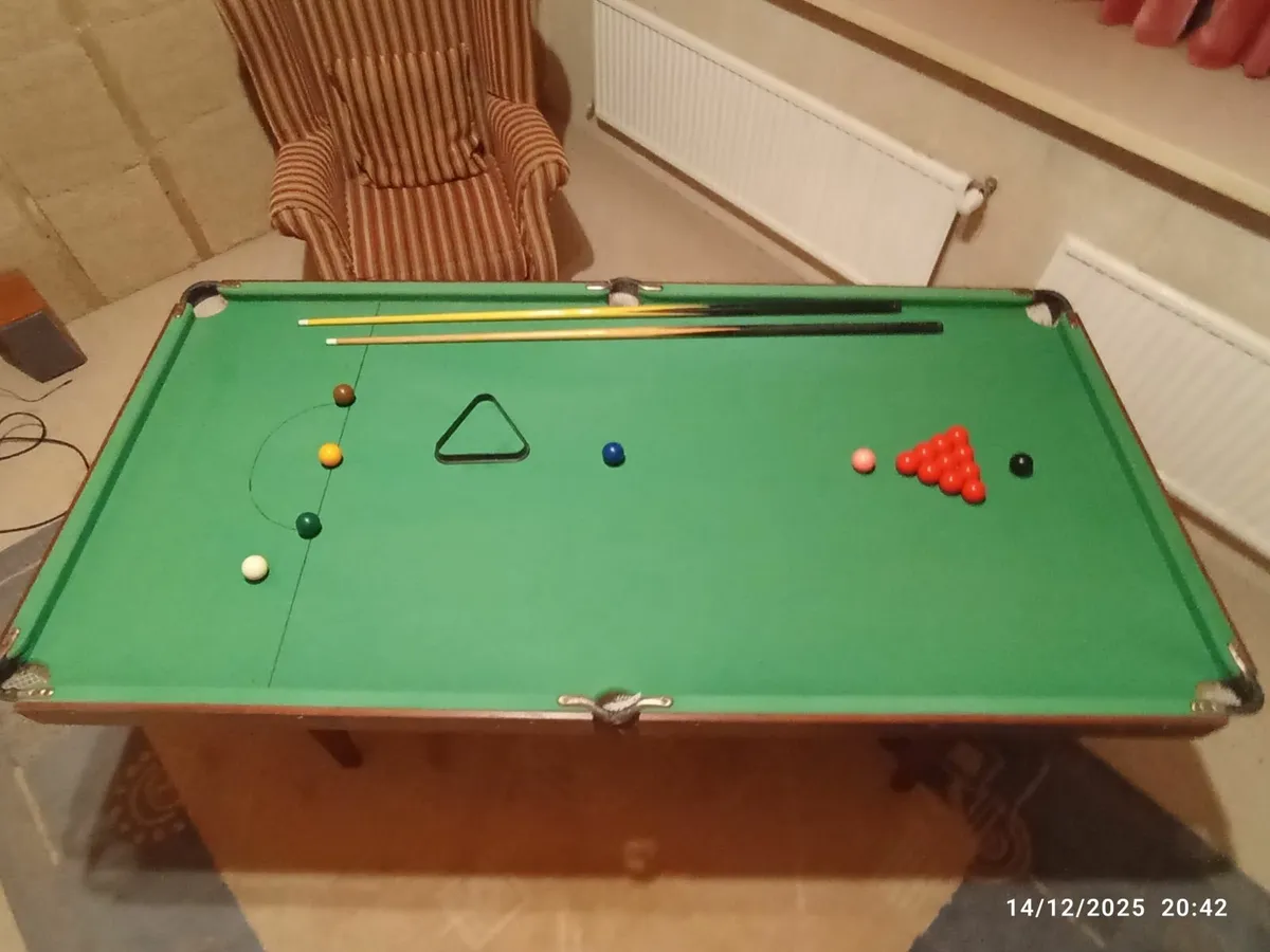 Kid's snooker table - Image 1
