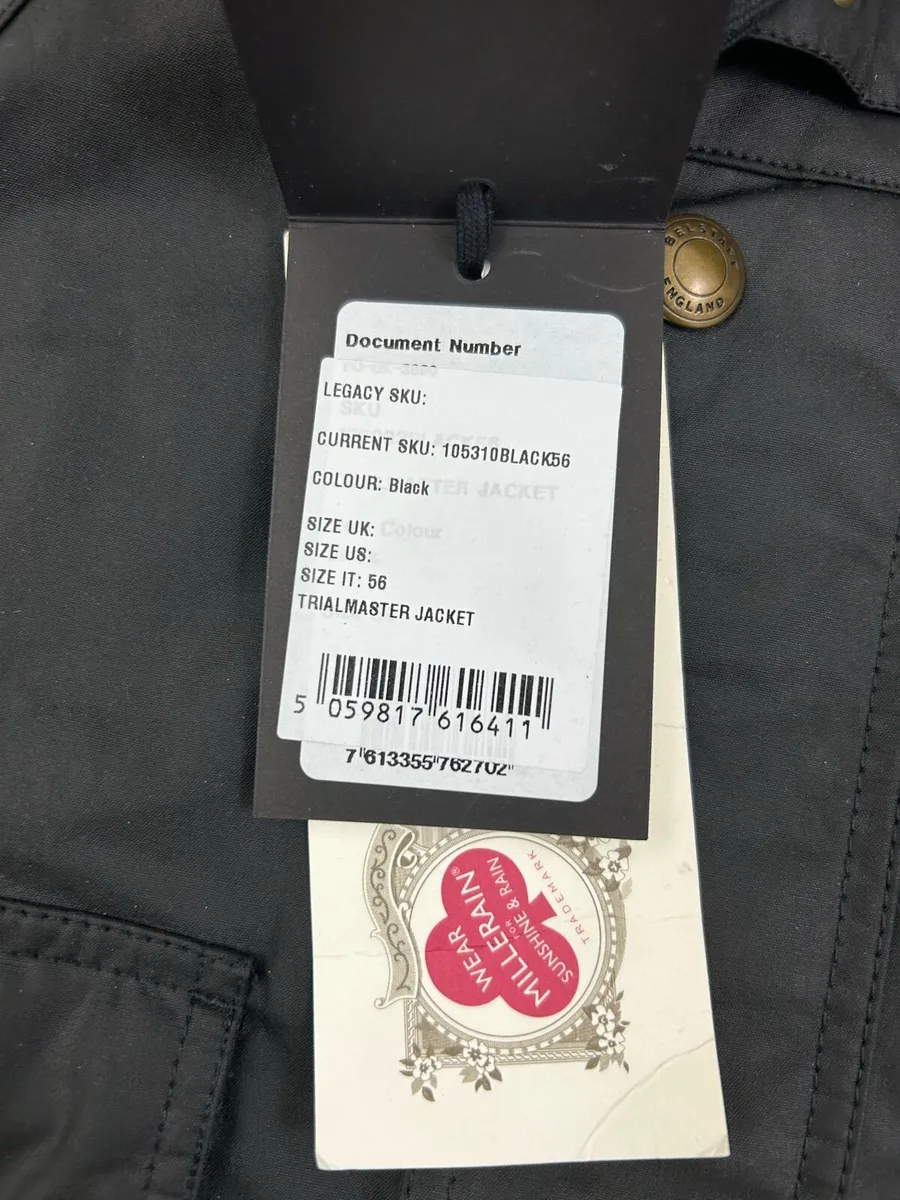 NEW Belstaff Trialmaster Wax Biker Jacket XXL - Image 3