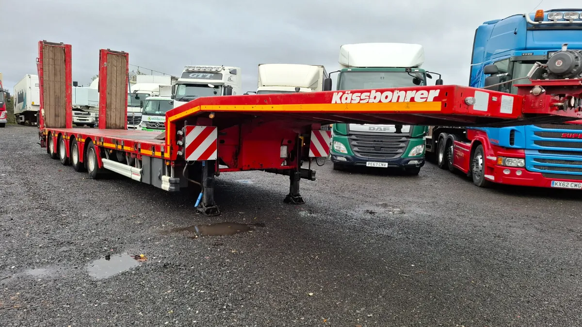 2021 Kassbohrer 4 Axle Low Loader , Extendable . - Image 1