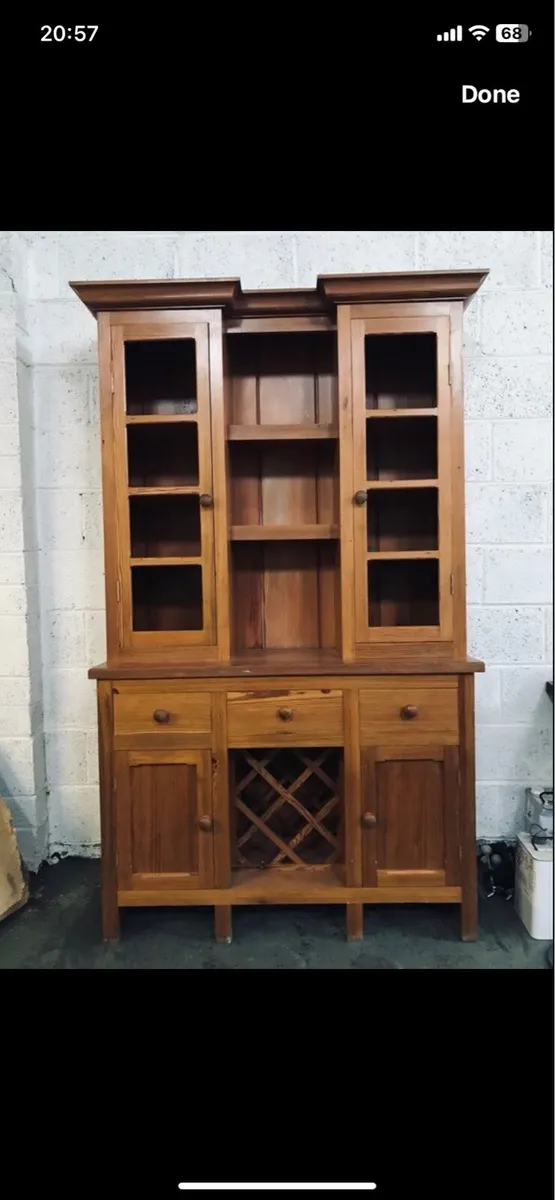 Pitch Pine Farmhouse Dresser