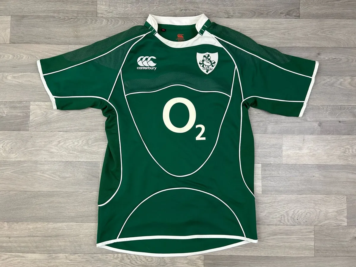 Vintage 2007 Canterbury Ireland Rugby Jersey M - Image 1
