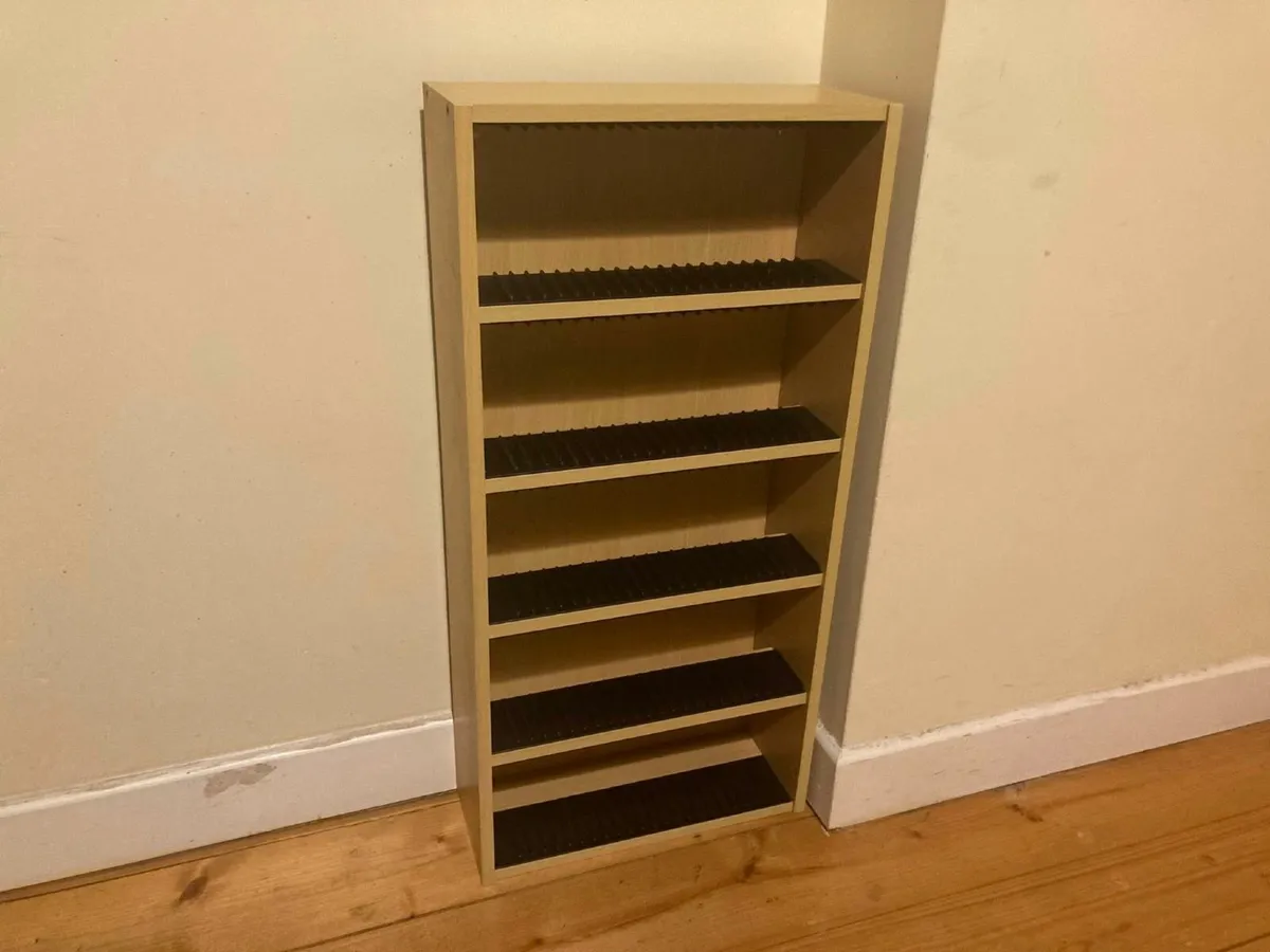 Wooden CD Rack Storage Shelf - Image 1