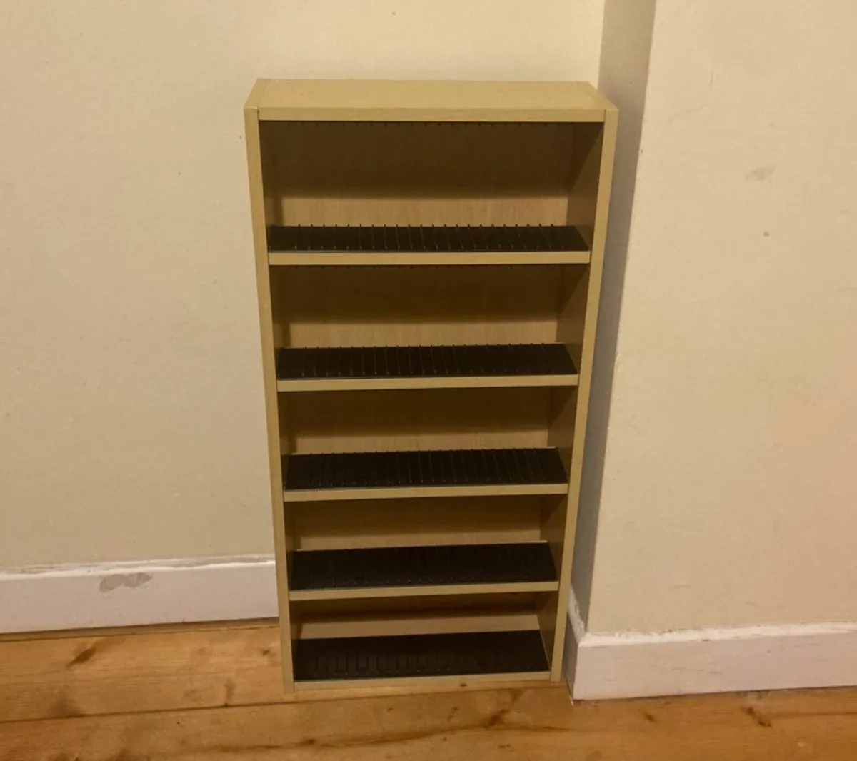 Wooden CD Rack Storage Shelf - Image 2